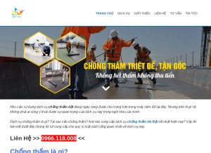 How chongthamviettin.com.vn looks like on a tablet such as an iPad.