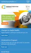 How chpw.org looks like on a mobile device such as an iPhone.