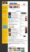 How christiananswers.net looks like on a mobile device such as an iPhone.