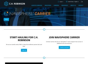 How chrwtrucks.com looks like on a tablet such as an iPad.