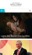 How churchofjesuschrist.org looks like on a mobile device such as an iPhone.