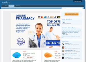 How cialisonlinemsn.com looks like on a tablet such as an iPad.
