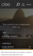 How ciee.org looks like on a mobile device such as an iPhone.