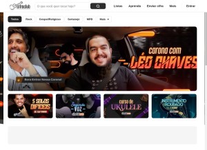 How cifraclub.com looks like on a tablet such as an iPad.