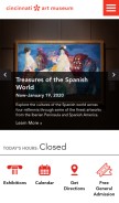 How cincinnatiartmuseum.org looks like on a mobile device such as an iPhone.