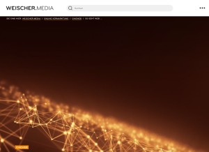 How cineweb.de looks like on a tablet such as an iPad.