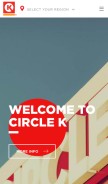 How circlek.com looks like on a mobile device such as an iPhone.