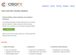 How cisofy.com looks like on a tablet such as an iPad.