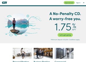 How cit.com looks like on a tablet such as an iPad.