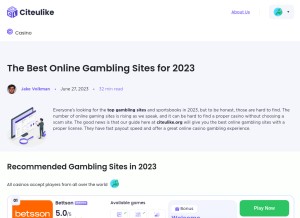 How citeulike.org looks like on a tablet such as an iPad.