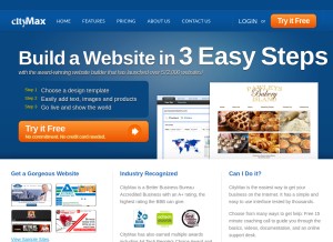 How citymax.com looks like on a tablet such as an iPad.