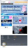 How citynet.net looks like on a mobile device such as an iPhone.