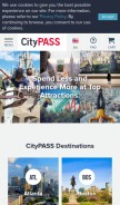 How citypass.com looks like on a mobile device such as an iPhone.