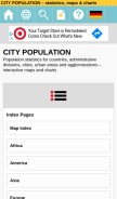 How citypopulation.de looks like on a mobile device such as an iPhone.