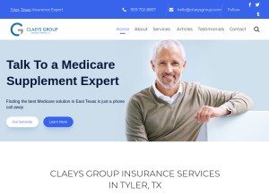 How claeys.group looks like on a tablet such as an iPad.