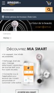 How clarisonic.com looks like on a mobile device such as an iPhone.
