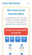How class9thresult.pk looks like on a mobile device such as an iPhone.