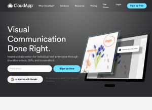 How cld.me looks like on a tablet such as an iPad.