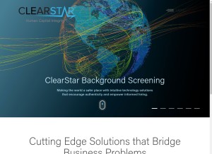 How clearstar.net looks like on a tablet such as an iPad.