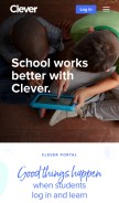 How clever.com looks like on a mobile device such as an iPhone.