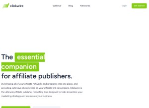 How clickwire.io looks like on a tablet such as an iPad.