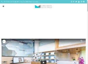 How clinicaruizdegopegui.com looks like on a tablet such as an iPad.