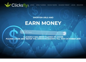 How clk.ink looks like on a tablet such as an iPad.