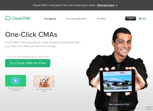 How cloudcma.com looks like on a tablet such as an iPad.