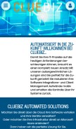How cluebiz.ch looks like on a mobile device such as an iPhone.