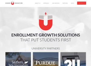 How cmn.com looks like on a tablet such as an iPad.