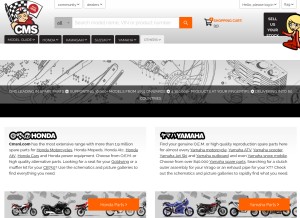 How cmsnl.com looks like on a tablet such as an iPad.