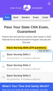 How cna.plus looks like on a mobile device such as an iPhone.