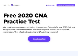 How cna.plus looks like on a tablet such as an iPad.