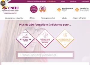 How cnfdi.com looks like on a tablet such as an iPad.