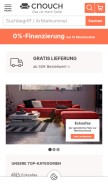 How cnouch.de looks like on a mobile device such as an iPhone.