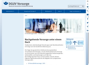 How cnuv.de looks like on a tablet such as an iPad.