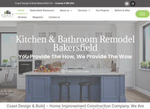 How coastdbbakersfield.com looks like on a tablet such as an iPad.