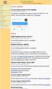 How codecguide.com looks like on a mobile device such as an iPhone.
