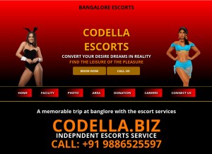 How codella.biz looks like on a tablet such as an iPad.