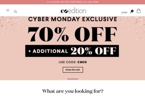 How coedition.com looks like on a tablet such as an iPad.