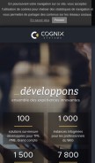 How cognix-systems.net looks like on a mobile device such as an iPhone.