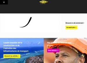 How colas.com looks like on a tablet such as an iPad.