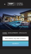 How coldwellbankerluxury.com looks like on a mobile device such as an iPhone.