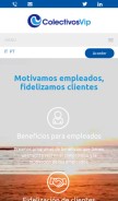How colectivosvip.com looks like on a mobile device such as an iPhone.