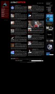 How collectspace.com looks like on a mobile device such as an iPhone.