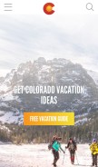 How colorado.com looks like on a mobile device such as an iPhone.