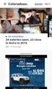 How coloradoan.com looks like on a mobile device such as an iPhone.