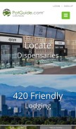 How coloradopotguide.com looks like on a mobile device such as an iPhone.