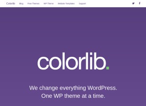 How colorlib.com looks like on a tablet such as an iPad.