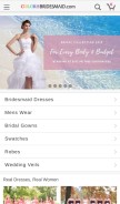 How colorsbridesmaid.com looks like on a mobile device such as an iPhone.